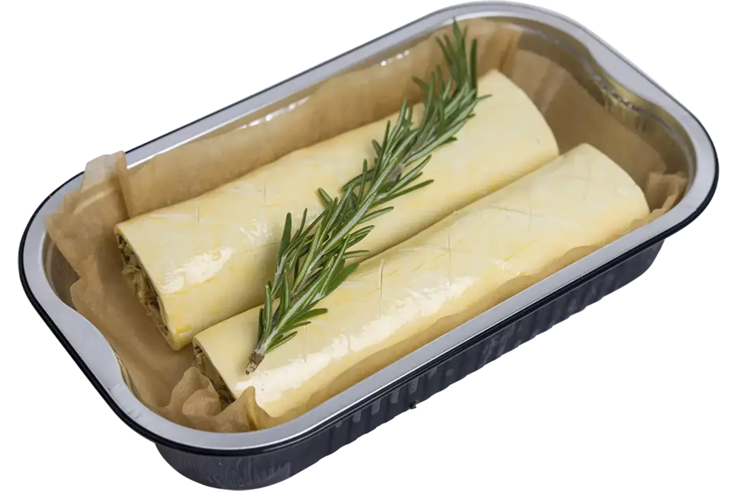 Pulled plant-beef wellington stuk
